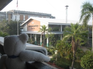 Arttu and Watthamjariyapirom's sport area and building, where is thai classes, big sporthall, cafeteria and healt classes. 'Whoooa!'