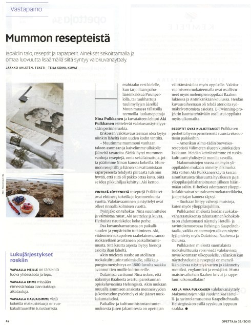 Opettajalehti 33 2013