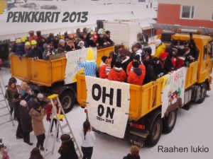Raahen lukion penkkarit 2013