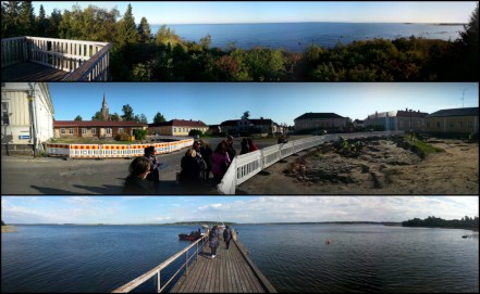 Olipa sitten Raahessa tai Roomassa, menneisyyttä löytyy maakerrosten alta. Kuvassa keskellä Pekkatorin arkeologiset kaivaukset. :D