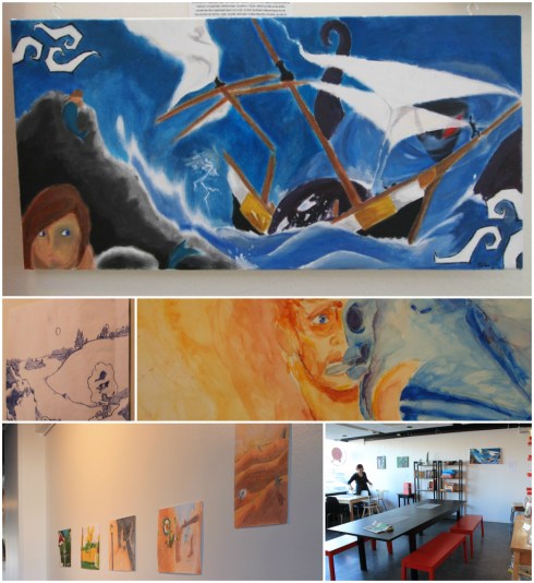 Saku Karjaluodon näyttely kahvila Hipussa 3.5.2014 asti. 